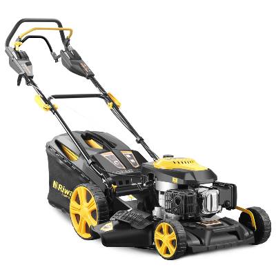 Riwall PRO RPM 5140 V - multifunkční travní sekačka 4 v 1 s benzinovým motorem a variabilním pojezdem