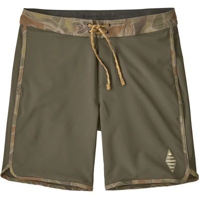 Patagonia Мъжки бордшорт Patagonia Hydropeak Side Shore Boardshorts 18'' Boardshorts - Basin Green - размер 28 (US) (050-1817-0411)