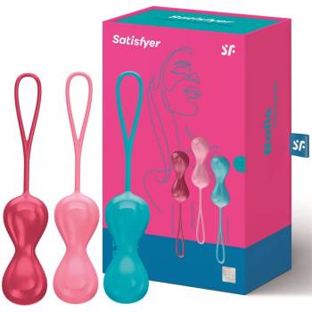 Image 1 of Satisfyer Комплект три кегел топки SATISFYER Ben Wa Power Balls