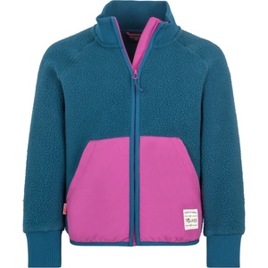 TROLLKIDS Детско поларено яке Trollkids Girl's Vega Jacket Fleece jacket - Madeira Blue / Bright Berry - размер 104 (EU) (703-6157-0313)