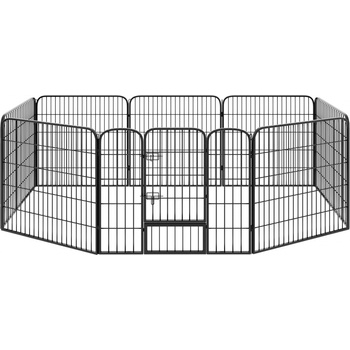 tectake 401717 ohrádka pre šteňatá 8-stranná 80 cm