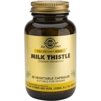 Solgar Хранителна добавка Бял трън , Solgar Milk Thistle, 50 Vegetable Capsules