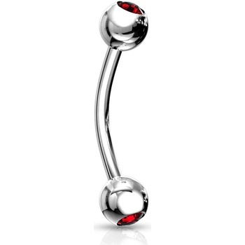 Šperky4U piercing do obočí OB01004-R