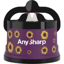 AnySharp Brúska na nože Elite s plastovým telom, slnečnica, purpurová ASKSSUNFLOWERS