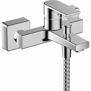 Hansgrohe Едноръкохватков смесител за вана и душ Hansgrohe Vernis Shape, гланциран хром (71450000)