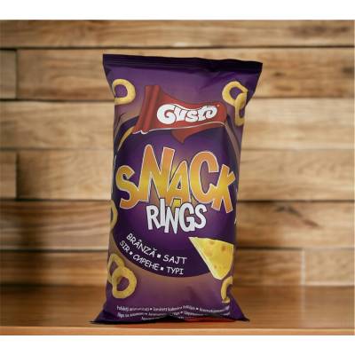Gusto kukuričné syrové krúžky 80 g