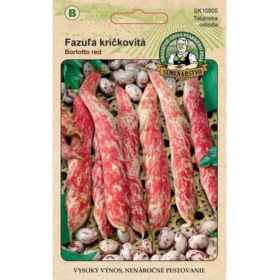 Semenárstvo Fazuľa kríčková Borlotto red 20g