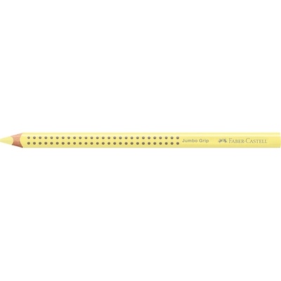 Faber-Castell Grip Jumbo триъгълен пастелножълт цветен молив FC114806 (FC114806)