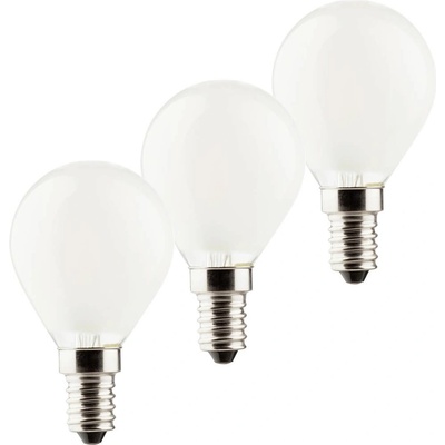 Müller-Licht 400294 LED E A G E14 kvapkový tvar 4.2 W = 40 W teplá biela 3 ks 400294