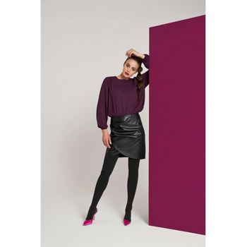 Moodo Черна дамска пола от изкуствена кожа Moodo Moodo | Cheren | ЖЕНИ | XS