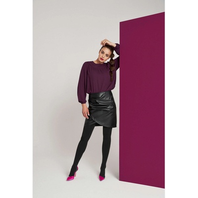 Moodo Черна дамска пола от изкуствена кожа Moodo Moodo | Cheren | ЖЕНИ | XS