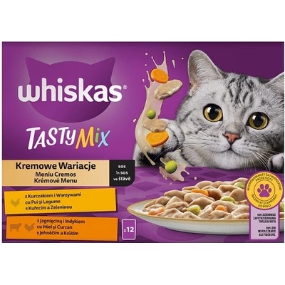 Whiskas Tasty Mix Creamy Creat. 12 x 85 g