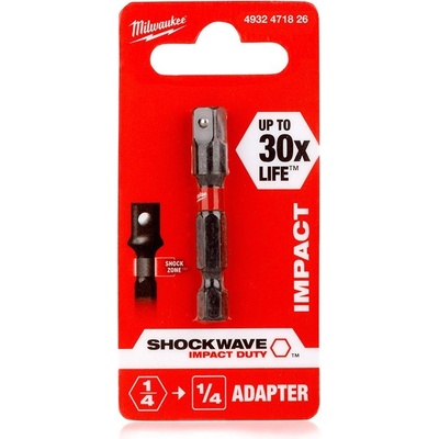 Milwaukee Adaptér ShW z 1/4"HEX na 1/4" 4932471826