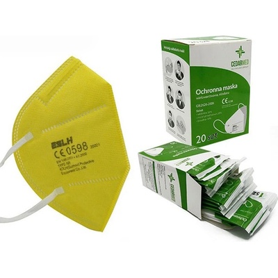 ESLH respirátor s filtrom FFP2 yellow