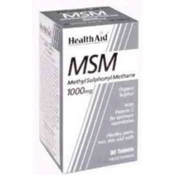 HEALTHAID ХЕЛТ ЕЙД МЕТИЛСУЛФОНИЛМЕТАН / msm1000mg 90 ТАБЛЕТКИ / health aid msm 1000mg vegetarian tablets 90' s