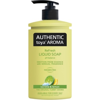 Authentic Toya Aróma Ice Lime & Lemon Tekuté mydlo 400 ml dávkovač