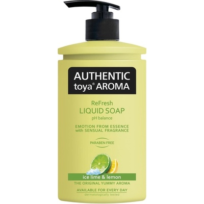 Authentic Toya Aróma Ice Lime & Lemon tekuté mydlo dávkovač 400 ml