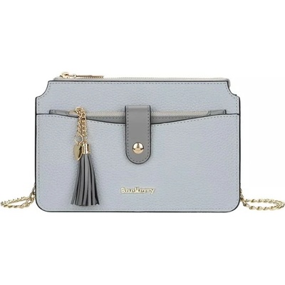 Baellerry dámska retiazková kabelka so strapcami N8689s2 sivá