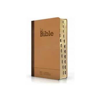 Image 1 of Bible Segond 21 compacte (premium style) - duo cuir praliné-chocolat | Segond 21