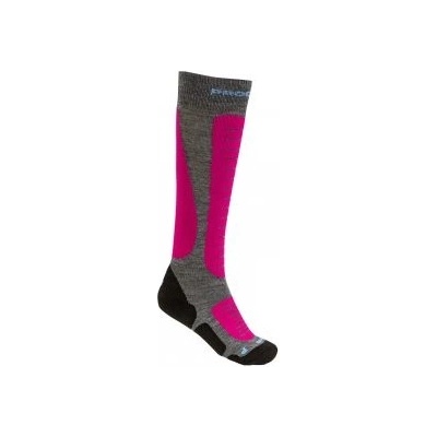 Progress KIDS HIGH SOX šedá/růžová ponožky