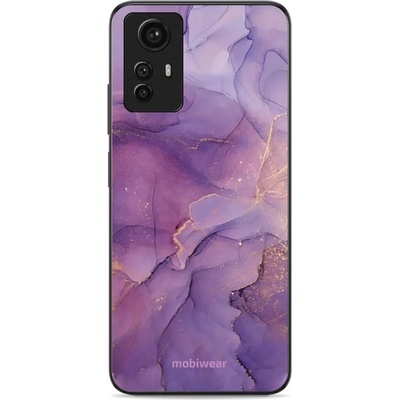 Mobiwear Glossy - Xiaomi Redmi Note 12S - G050G - Fialový mramor