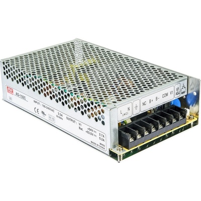 MEAN WELL AD-155C s funkcí UPS, 155W, 54+53.5V, box