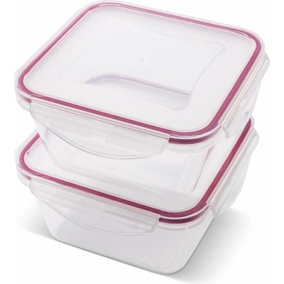 Lamart LT6060 Set dóz CLIP čtverec 2 × 0,6 l