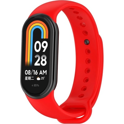 VSECHNONAMOBIL 87182 SILICONE Vyměnitelný řemínek pro Xiaomi Smart Band 9 červený