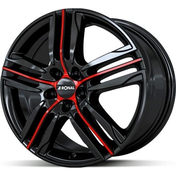 Ronal R57 7,5x19 5x114,3 ET50 black red polished