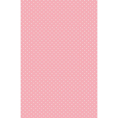 Pol-Mak Ubrus Daisy papírový White Dots on Pink 366833 120x180cm