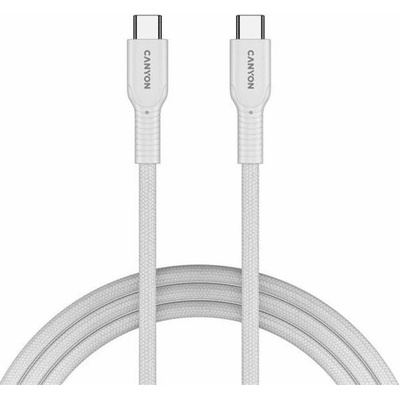 Canyon CND-CCAP60AB10W USB-C - USB-C 1m bílý 10W)