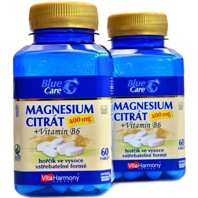 Vita Harmony Magnesium Citrát 400 mg + VitamínB6 120 tablet