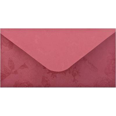 Paper Design Obálka DL s ražbou ČERVENÁ
