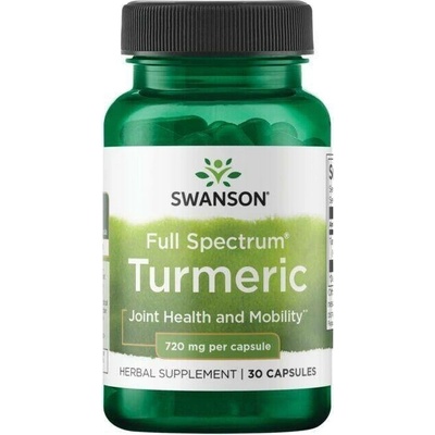 Swanson Kurkuma Turmeric 720 mg 30 kapsúl