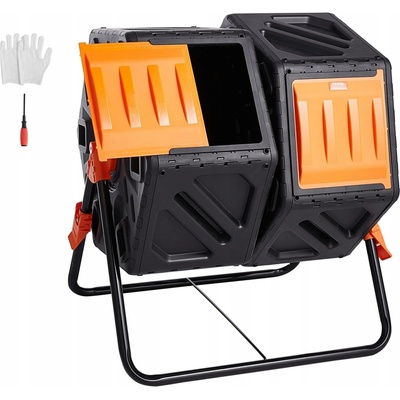 Vevor 140 l černý plast 1komorový