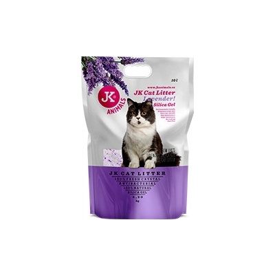 JK Animals Litter Silica gel lavender 4,3 kg 10 l