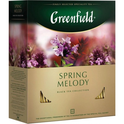Greenfield Černý čaj Spring Melody 100 x 1,5 g