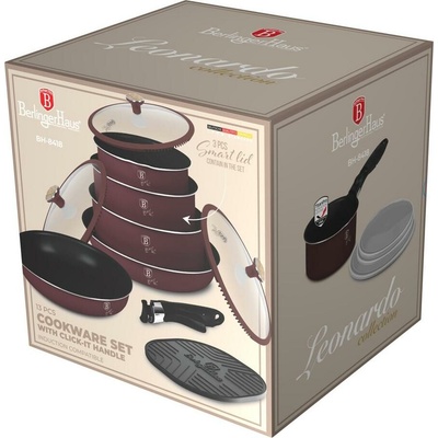BERLINGERHAUS Súprava riadu s titánovým povrchom 13 ks Leonardo Nordic Collection