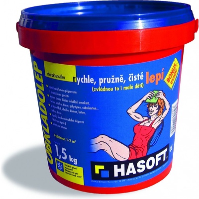 HASOFT OBKLADOLEP jednosložkové lepidlo 1,5 kg