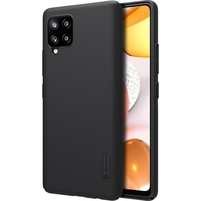 Nillkin Калъф за телефон Nillkin Super Frosted Shield със стойка за Samsung Galaxy A42 5G, черен (6902048206892)