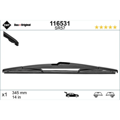SWF Das Rear 345 mm 116531