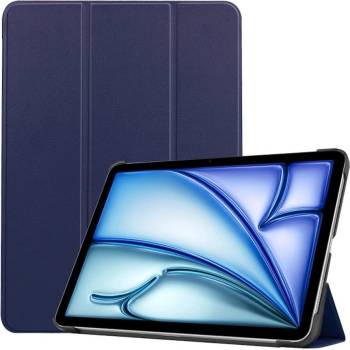 Techsuit FoldPro Leather Case - кожен кейс и поставка за iPad Air 11 (2024) (син)