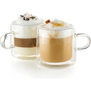 Luigi ferrero Чаша за чай и кафе Luigi Ferrero Coffeina FR-8053 280ml, 2 броя