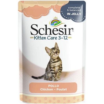 Schesir Cat Kitten Kuřecí filety 85 g