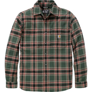 Carhartt Мъжка риза с копчета Carhartt Flannel L/S Plaid Shirt - Forestry Green / Amber Terrain - размер XL (033-2871-0514)