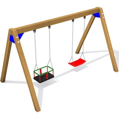 Monkey houpačka Duoswing Mini s klasickými sedáky