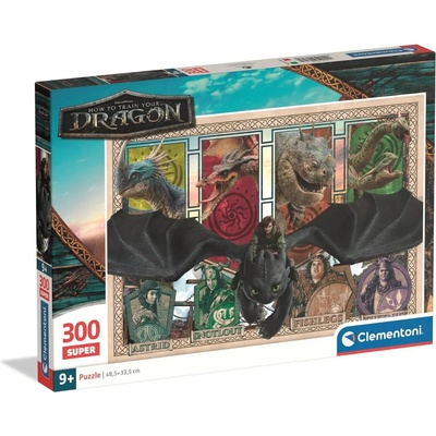 Clementoni Jak vycvičit draka 300 dílků