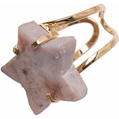 Nefertitis Be Beautiful Ametyst růžový Hvězda prsten NF54669