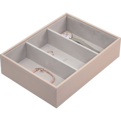 Stackers Ковчеже за бижута Stackers 3 отделения cлassic светлорозово (73761)