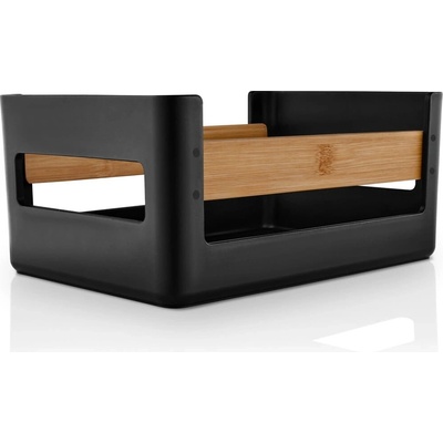 Kuchyňský organizér NORDIC KITCHEN 27 x 19 cm, černá, plast/bambus, Eva Solo